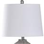 Northbay Silver Mercury Glass Double Stacked Table Lamp