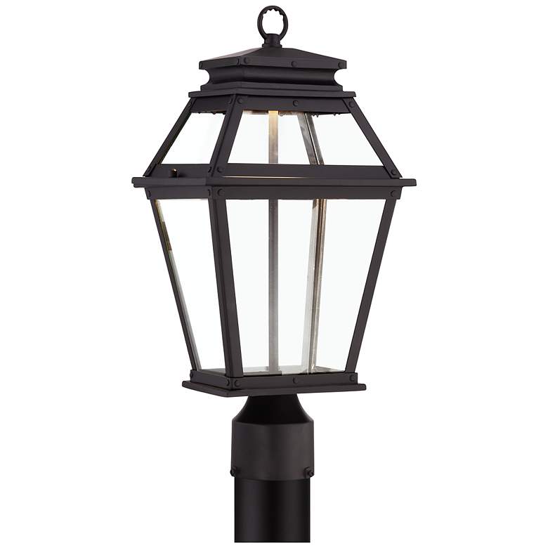 Image 1 Northbrook 18 3/4 inch High Bronze LED Outdoor Post Light