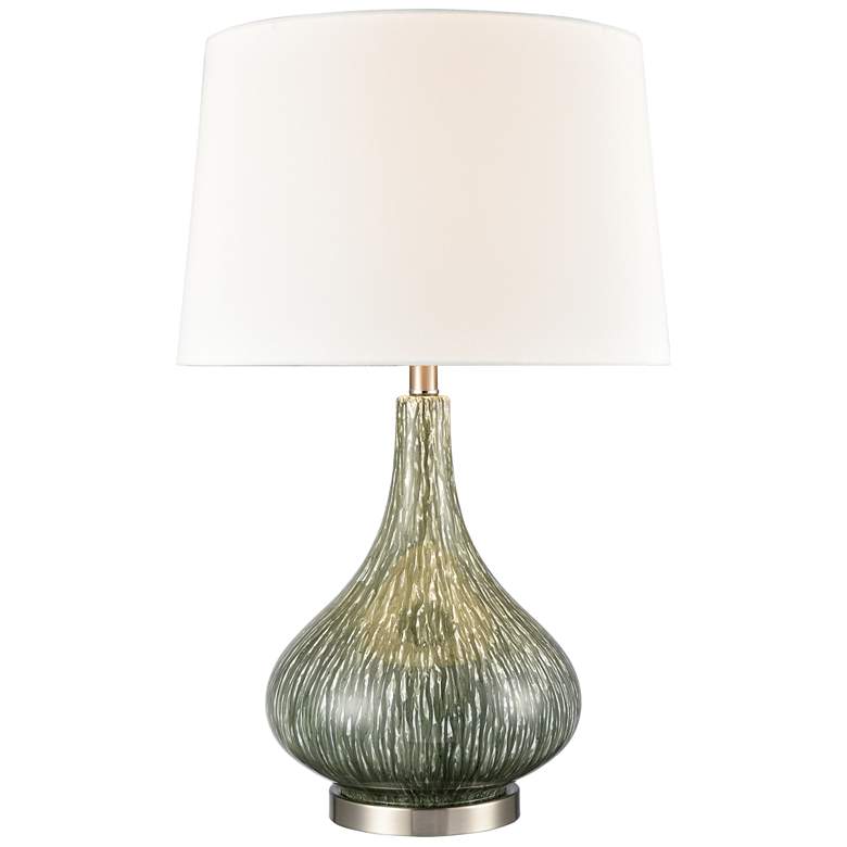 Image 1 Northcott 28 inch High 1-Light Table Lamp - Green
