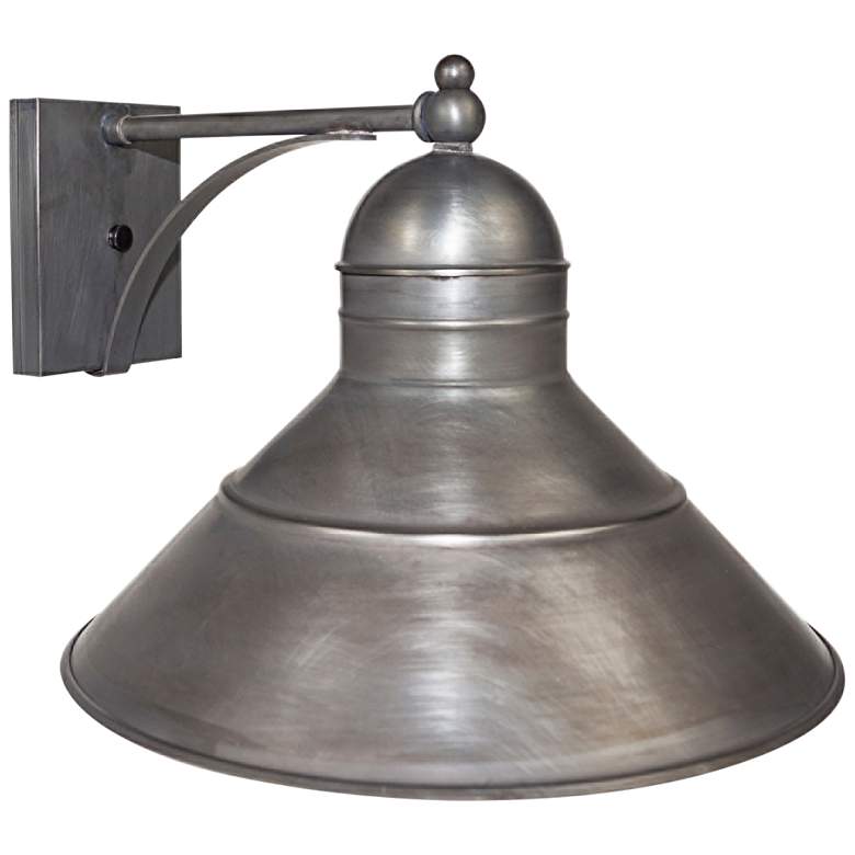 Image 1 Northeast Lantern Barn 10 3/4 inch High Dark Brass Outdoor Wall Light