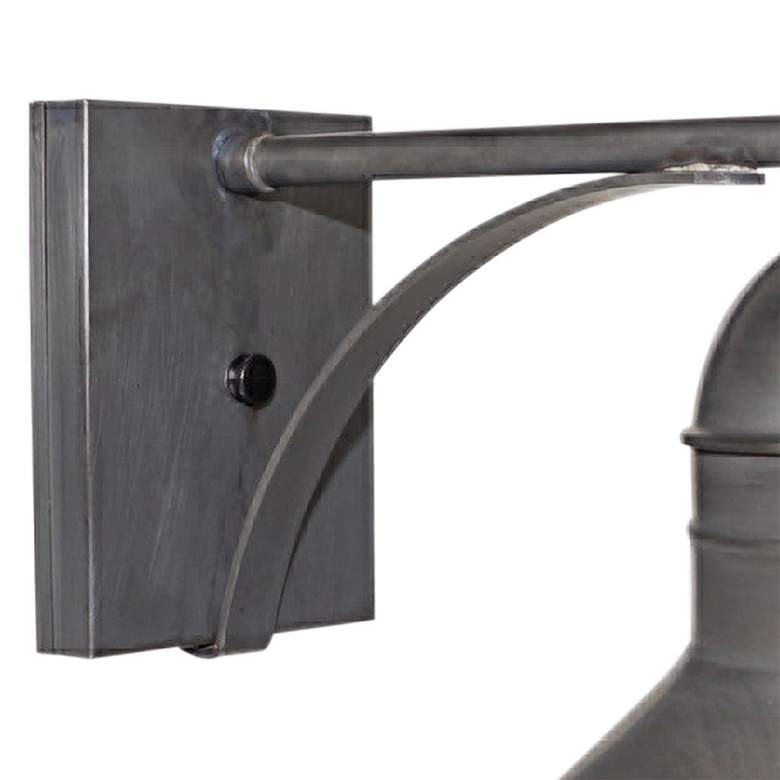 Image 3 Northeast Lantern Barn 10 3/4" High Dark Brass Outdoor Wall Light more views