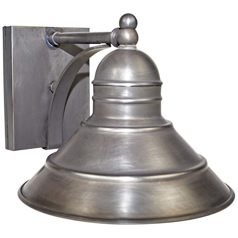 Image 1 Northeast Lantern Barn 7" High Dark Brass Outdoor Wall Light