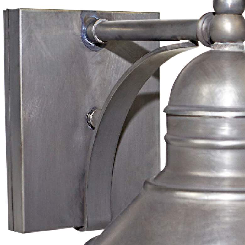 Image 3 Northeast Lantern Barn 7" High Dark Brass Outdoor Wall Light more views