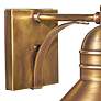 3_Northeast Lantern Barn 8 1/4" High Antique Brass Outdoor Wall Light more views