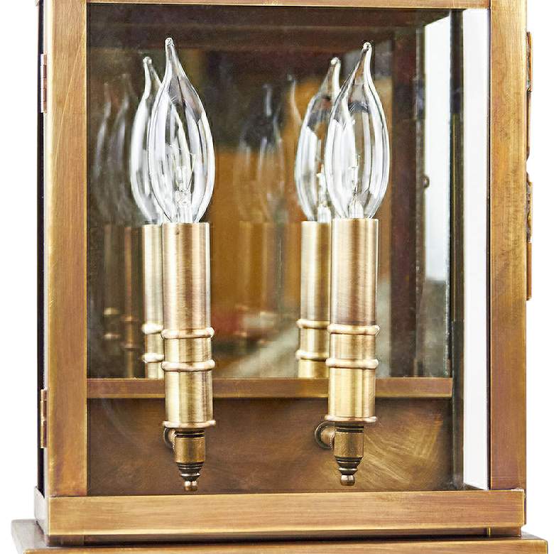Image 3 Northeast Lantern Empire 15 1/2" High Antique Brass Outdoor Wall Light more views