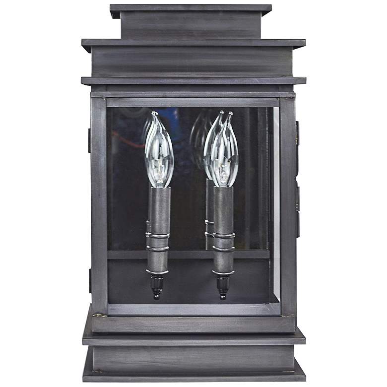 Image 2 Northeast Lantern Empire 15 1/2" High Dark Brass Outdoor Wall Light