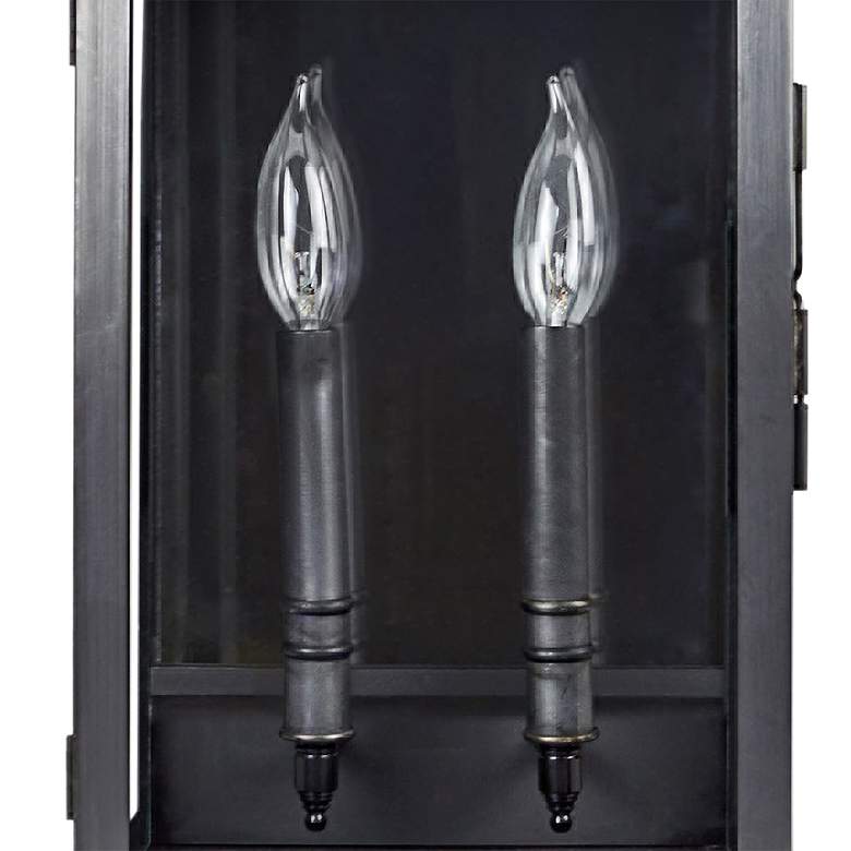 Image 3 Northeast Lantern Empire 18 1/4" High Dark Brass Outdoor Wall Light more views