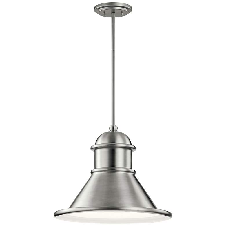 Image 1 Northland 14 1/4"H Brushed Aluminum Outdoor Hanging Light
