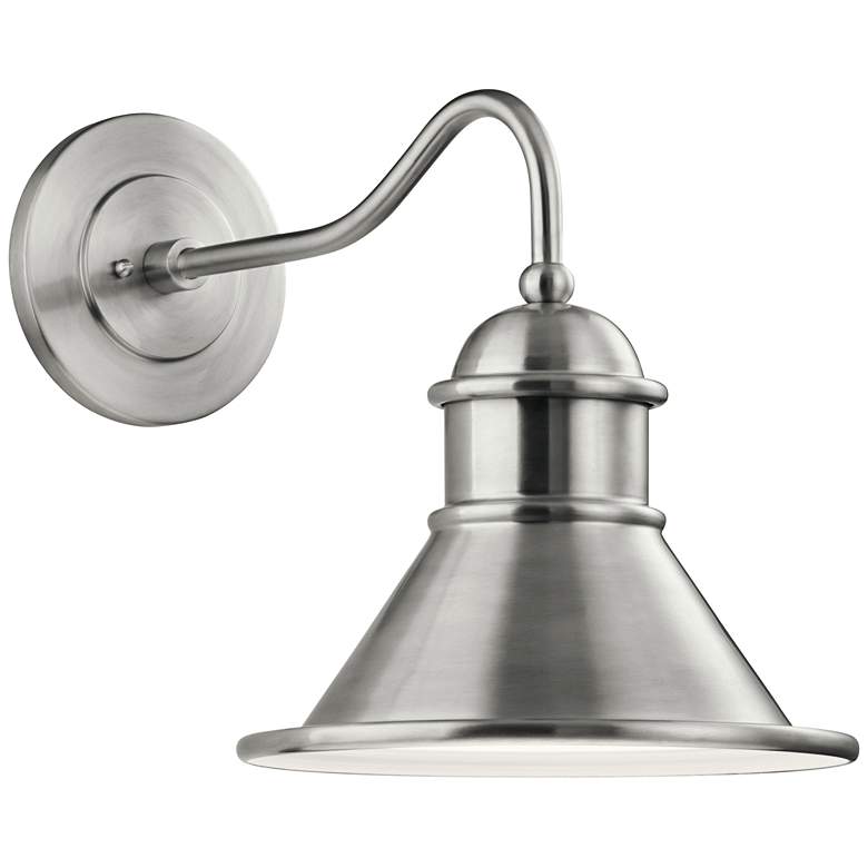 Image 1 Northland 16 3/4" High Brushed Aluminum Outdoor Wall Light