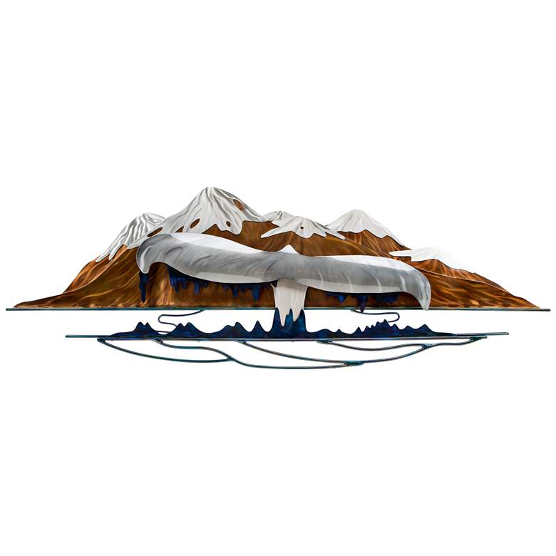 Image 1 Northwest Splendor 55" Wide Metal Wall Art