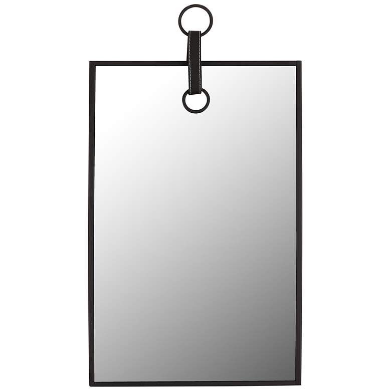 Image 2 Northwood Black 13 inch x 20 inch Rectangular Metal Wall Mirror