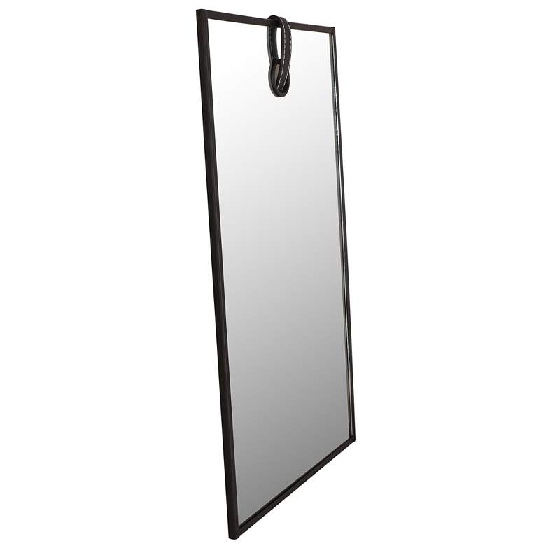 Image 4 Northwood Black 13 inch x 20 inch Rectangular Metal Wall Mirror more views