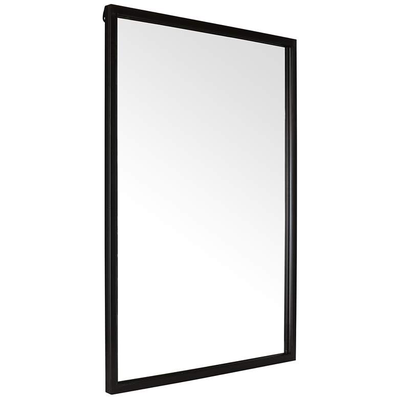 Image 2 Northwood Black 24 inch x 35 inch Rectangular Metal Wall Mirror