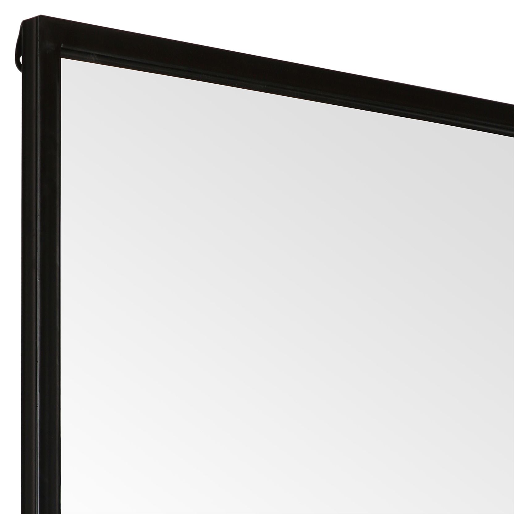 Image 3 Northwood Black 24" x 35" Rectangular Metal Wall Mirror more views