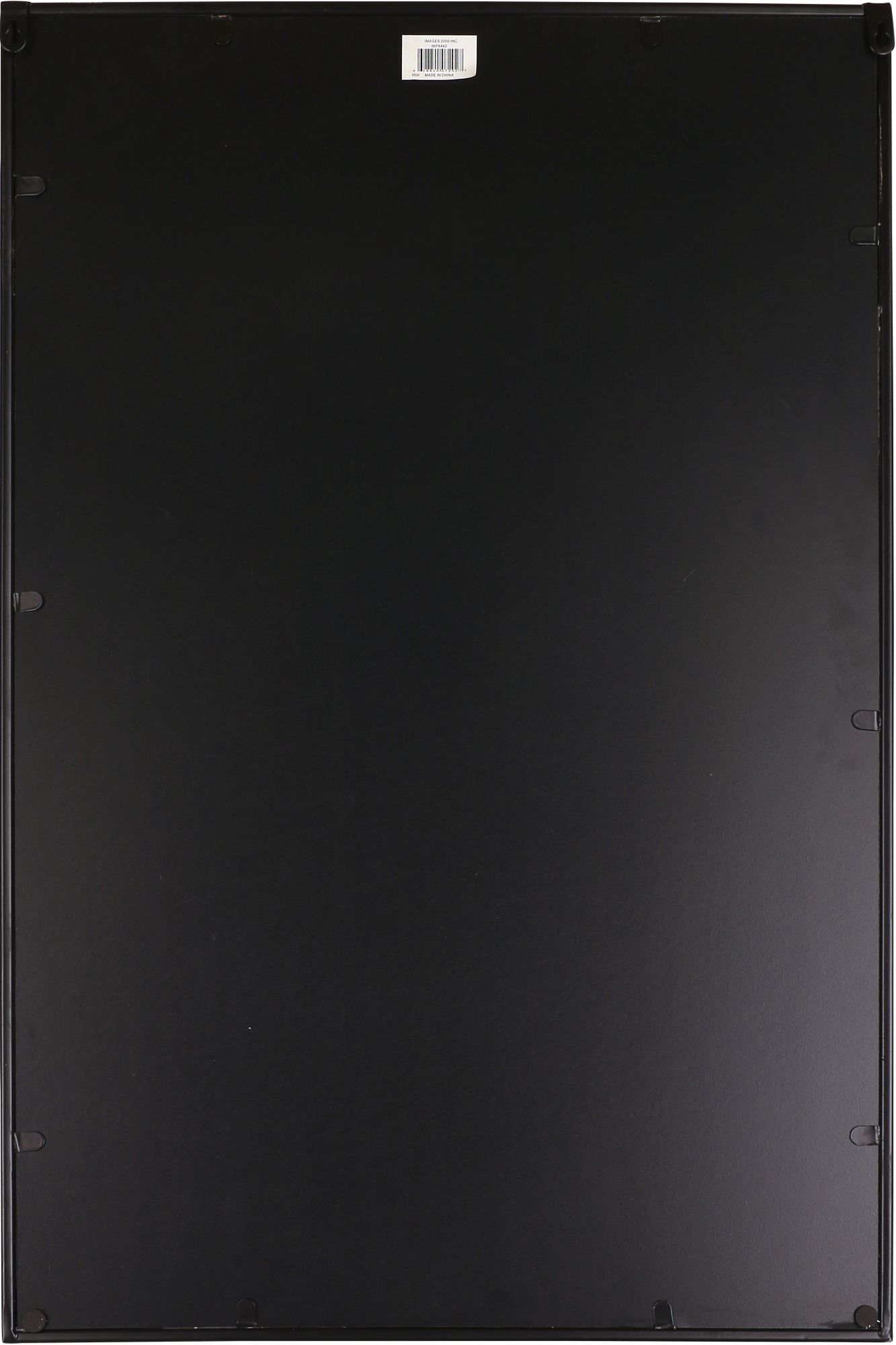 Image 6 Northwood Black 24" x 35" Rectangular Metal Wall Mirror more views