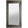 Northwood Black Hand-Stained 34" x 46" Wood Wall Mirror