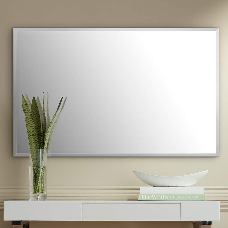 Image 1 Northwood Frameless Bevel 48" x 30" Vanity Wall Mirror