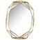 Northwood Gold Prism 17" x 22" Hexagonal Wall Mirror