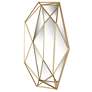 Northwood Gold Prism 17" x 22" Hexagonal Wall Mirror
