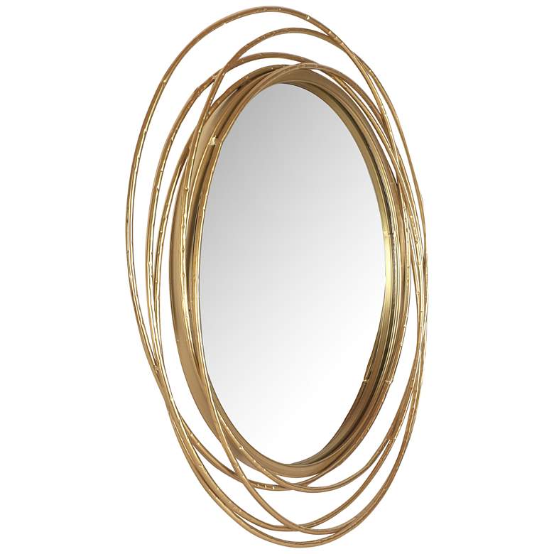 Image 1 Northwood Gold Rings 20 inch Round Metal Wall Mirror