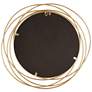 Northwood Gold Rings 20" Round Metal Wall Mirror
