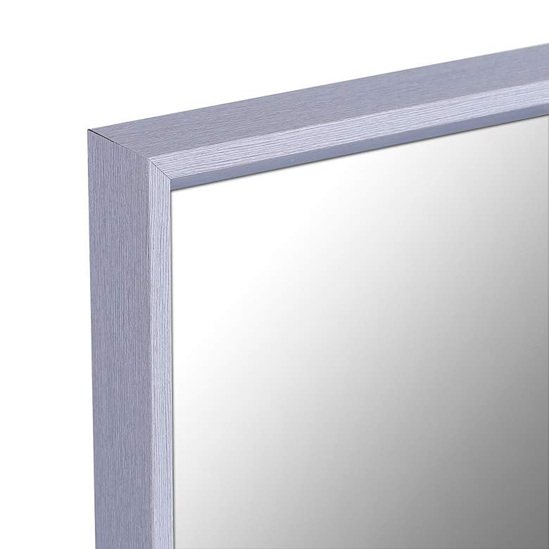 Image 3 Northwood Gray 13 1/2 inch x 49 1/2 inch Wall and Door Mirror more views