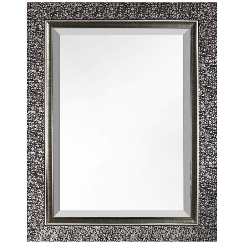 Image 2 Northwood Mosaic Silver 27" x 35" Designer Wall Mirror