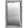 Northwood Patterned Silver 25 1/4" x 41 1/4" Wall Mirror
