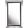 Northwood Silver and Black 20 1/2" x 32 1/2" Wall Mirror