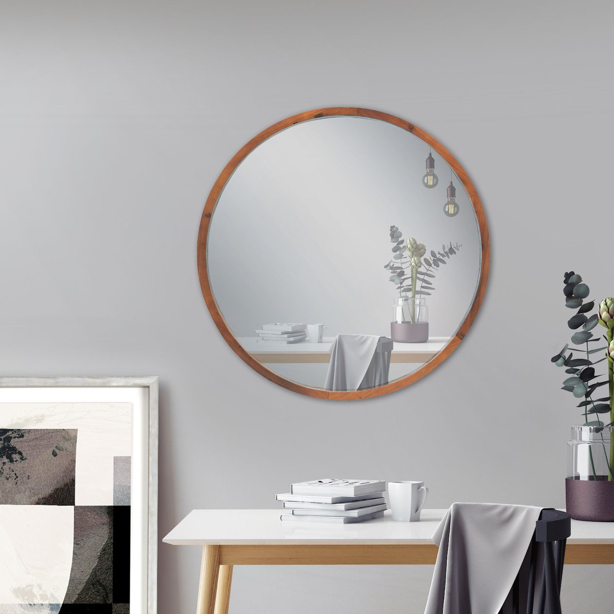 30 in store round mirror