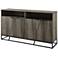 Norton 58" Wide Gray Washed 4-Door Wood Sideboard