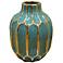 Norton Turquoise 8" High Small Ceramic Vase