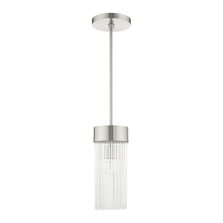 Image 3 Norwich 1 Light Brushed Nickel Chandelier more views