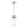 4_Norwich 1 Light Brushed Nickel Chandelier more views
