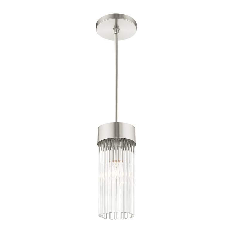 Image 5 Norwich 1 Light Brushed Nickel Chandelier more views
