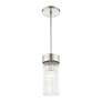 5_Norwich 1 Light Brushed Nickel Chandelier more views
