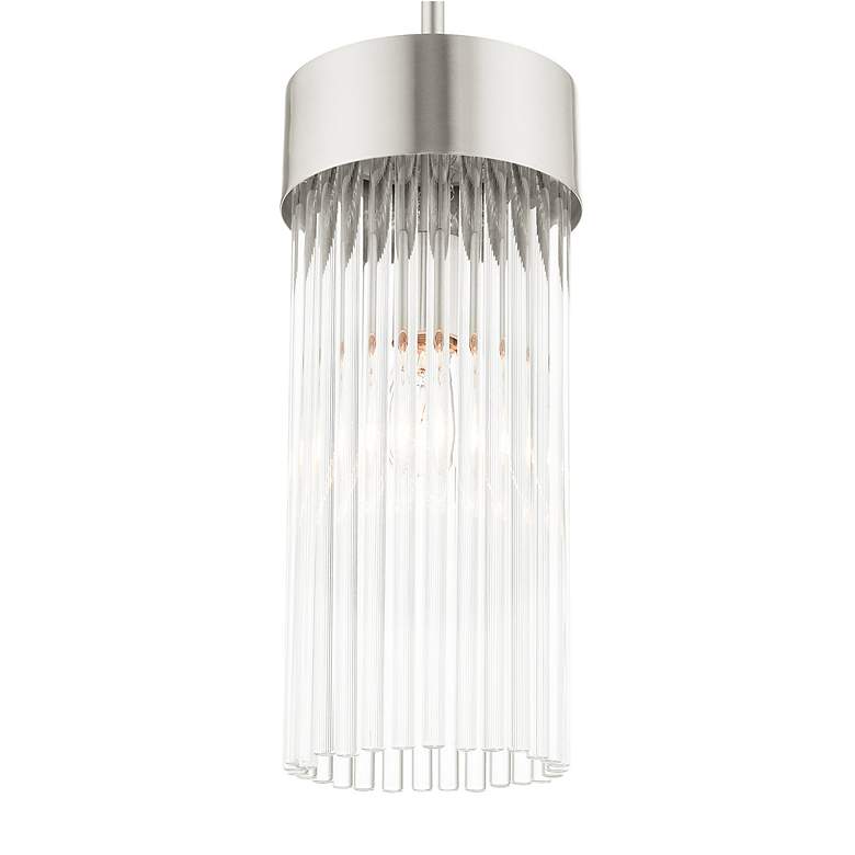 Image 6 Norwich 1 Light Brushed Nickel Chandelier more views