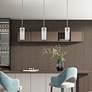 7_Norwich 1 Light Brushed Nickel Chandelier more views