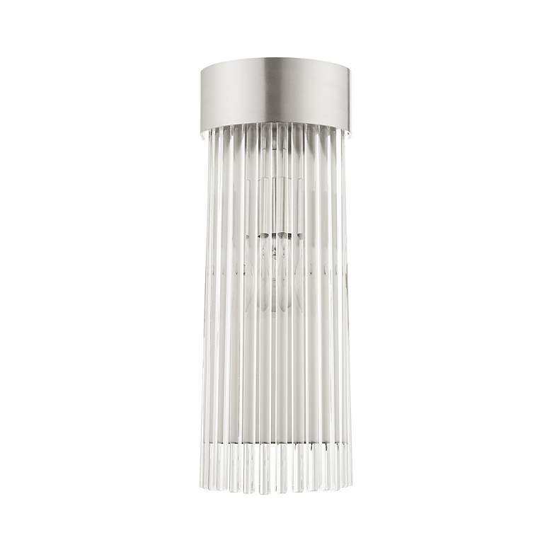 Image 3 Norwich 1 Light Brushed Nickel Wall Sconce more views