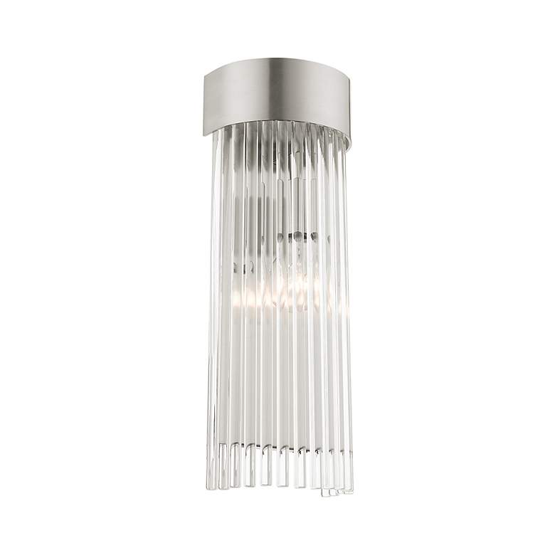 Image 5 Norwich 1 Light Brushed Nickel Wall Sconce more views