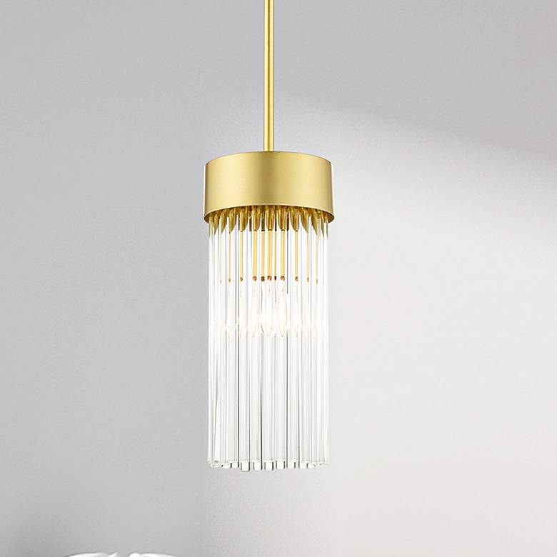Image 1 Norwich 1 Light Soft Gold Chandelier