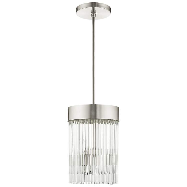 Image 3 Norwich 10" Wide Brushed Nickel 3-Light Mini-Chandelier more views