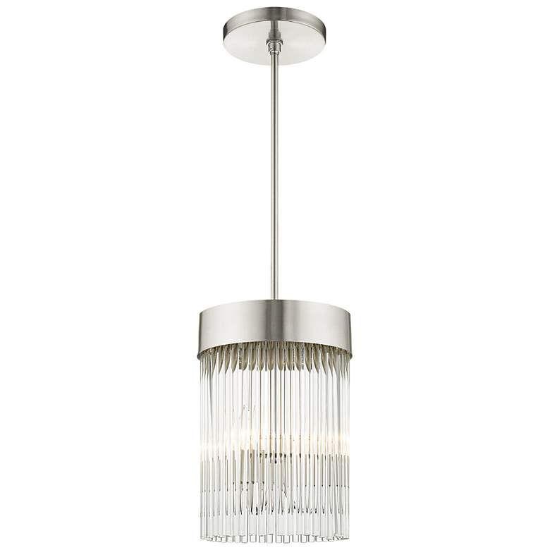 Image 4 Norwich 10" Wide Brushed Nickel 3-Light Mini-Chandelier more views