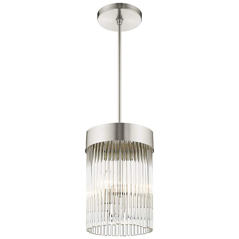 Image 5 Norwich 10" Wide Brushed Nickel 3-Light Mini-Chandelier more views