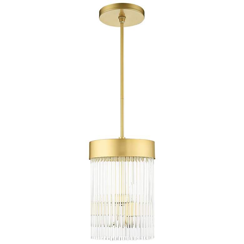 Image 7 Norwich 10" Wide Soft Gold and Crystal Mini Chandelier more views