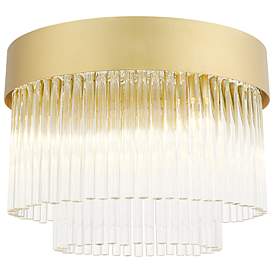 Image3 of Norwich 13 1/4" Wide Soft Gold Ceiling Light