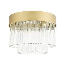 Image4 of Norwich 13 1/4" Wide Soft Gold Ceiling Light more views