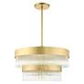 4_Norwich 24" Wide Soft Gold 2-Tier 7-Light Chandelier more views