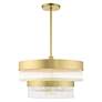7_Norwich 24" Wide Soft Gold 2-Tier 7-Light Chandelier more views