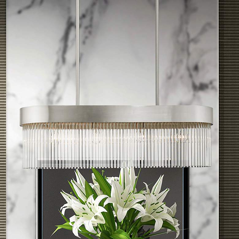 Image 1 Norwich 4 Light Brushed Nickel Chandelier